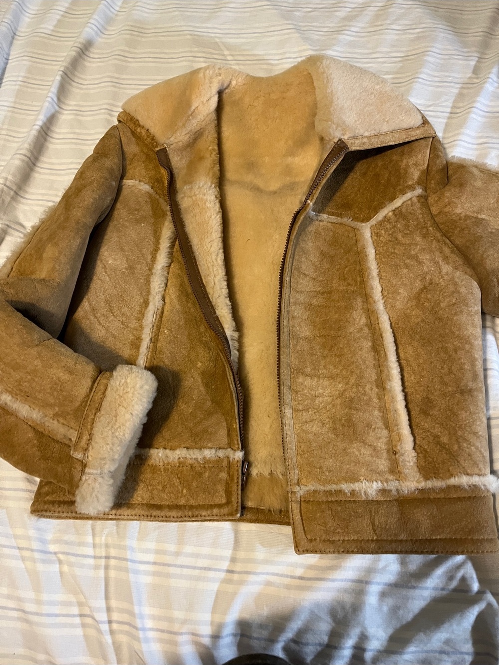 Vintage Scully suede shearling jacket